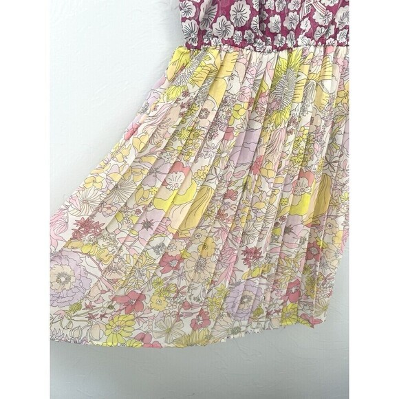 Liberty of London Y2K Chiffon Floral Babydoll Chemise Lingerie Slip Dress Top S - Picture 4 of 9